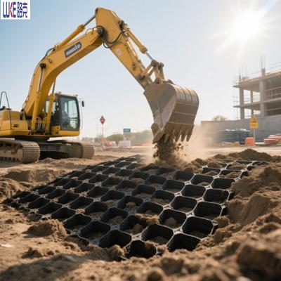 Сетка геоячеек HDPE для дорог