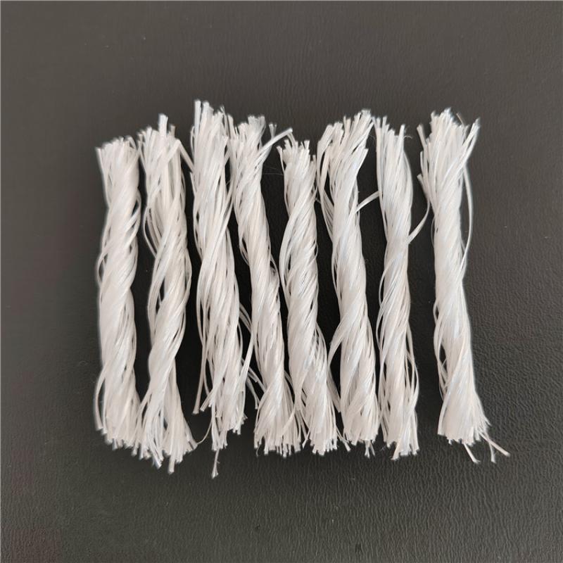 Polypropylene Twist Fiber 54mm Concrete Fiber  