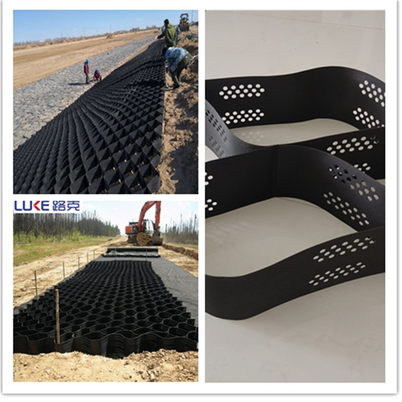Применение пластикового HDPE Geocell для строительства шоссе.jpg