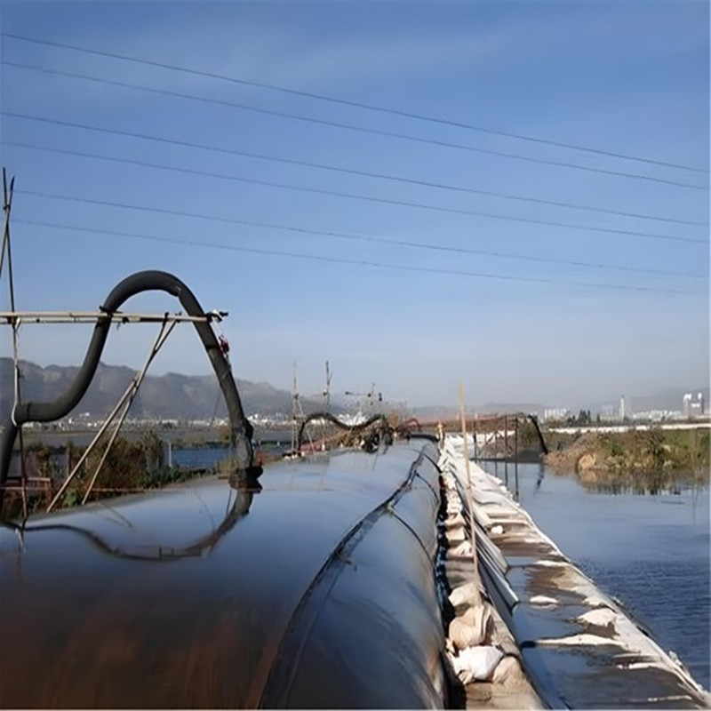 Высокопрочная полипропиленовая геотекстильная трубка для обезвоживания осадка.jpg Высокопрочная полипропиленовая геотекстильная трубка для обезвоживания осадка.jpg